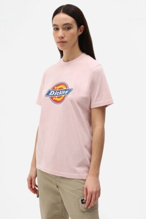Dickies vaaleanpunainen t-paita - ICON LOGO TEE