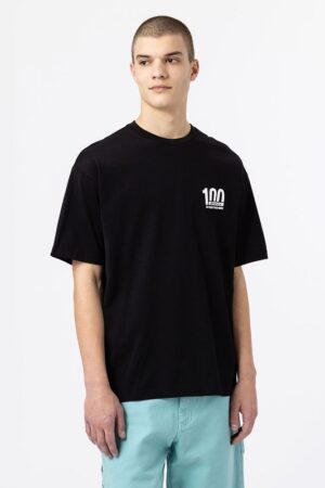 Musta t-paita selkäprintillä - DICKIES 100 LOGO TEE