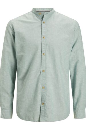 Vaaleanvihreä pellavainen paita - JJESUMMER BAND SHIRT